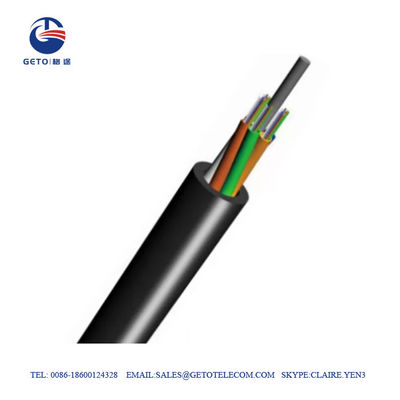 야외 GYFTY G652D 12 핵심 단일모드 광섬유 케이블