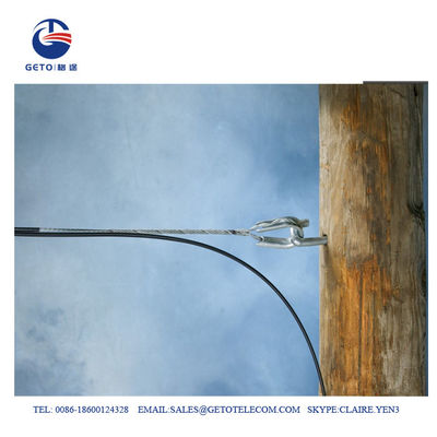 PDE FTTH 나일론 나선형인 케이블 클램프 표준 PLP 아머 로드