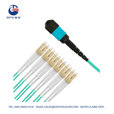 LC 3mm 광섬유 접속 코드에 3M 12 코어 멀티 모드 MPO