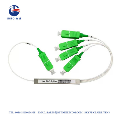 SC/APC를 가진 소형 강철 관 PLC 2.0mm 광섬유 쪼개는 도구 1x4